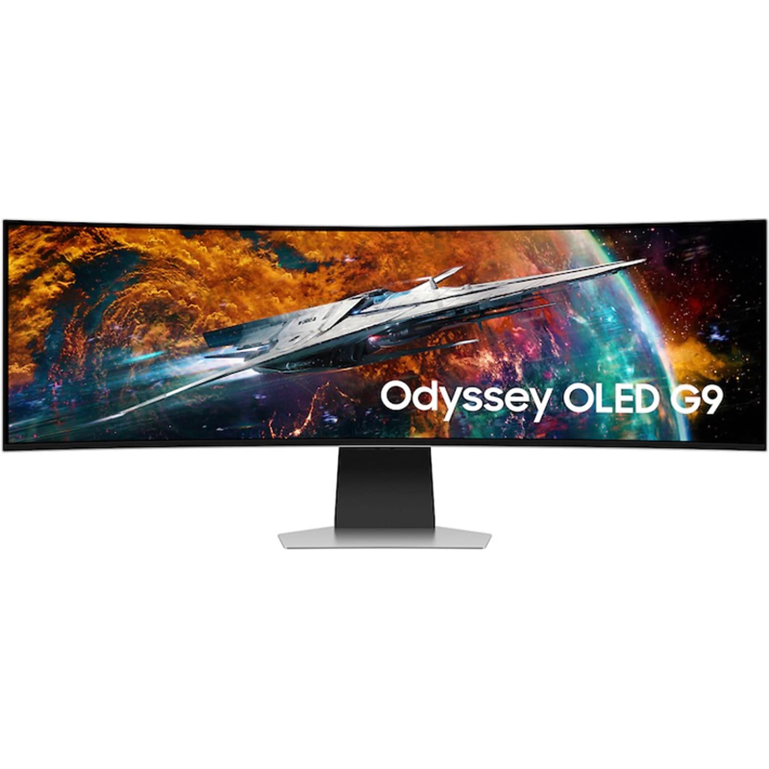 Samsung Odyssey G9 49 Curved 240Hz OLED Gaming Monitor, Silver (LS49CG954SNXZA)