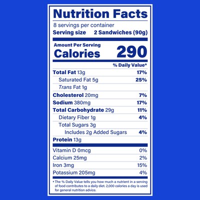 White Castle Individually Wrapped Original Hamburger Slider, 25.28 oz, 16/Pack (220-02461)