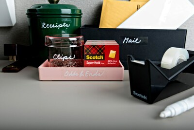 Scotch® Super-Hold Tape Refill, Transparent, Crystal Clear Clarity Finish, 3/4" x 27.77 yds., 1" Core, 10 Rolls (700K10)