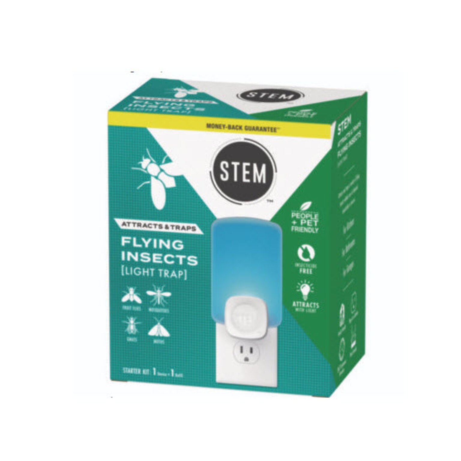 SC Johnson STEM Light Trap w/ Refill, 4/Carton (SJN359058)