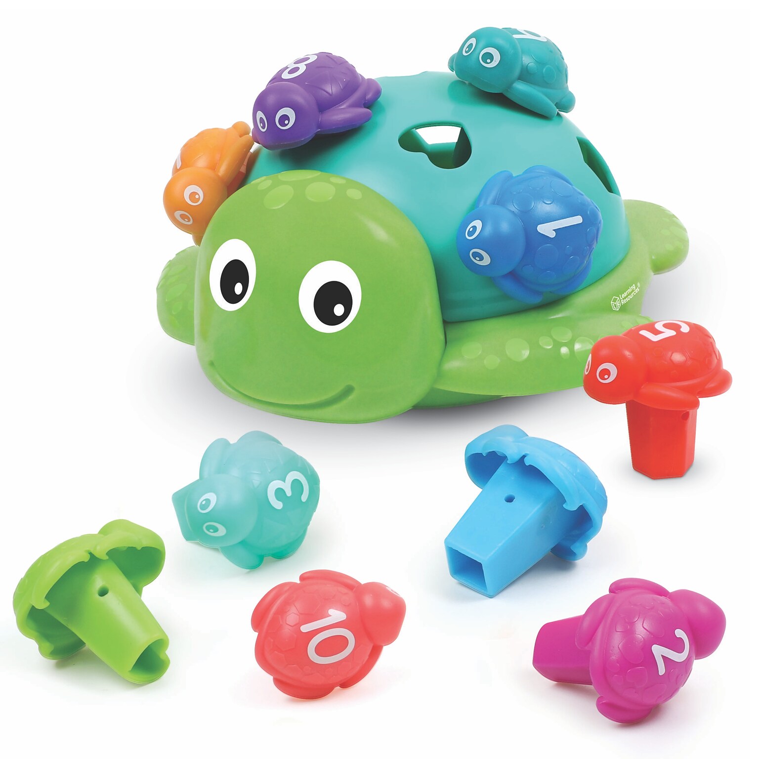 Learning Resources Seymour the Counting Shapes Sea Turtle, Multicolored (LER3609)