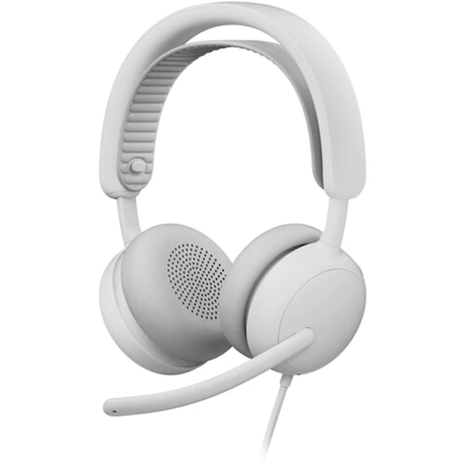 Logitech Zone 2 USB-C Stereo Computer Headset, MT Certified, White (981-001610)