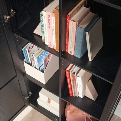 Sauder Select 71"H Storage Cabinet with 4 Shelves, Black (433933)