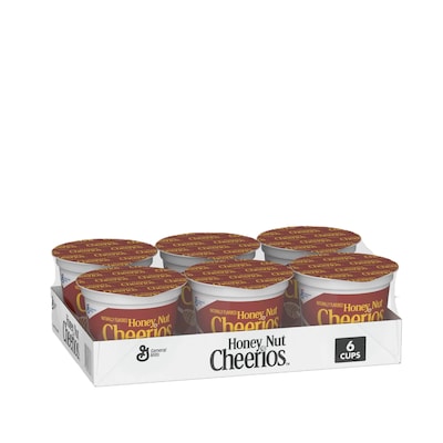 Cheerios Whole Grain Honey Nut Oat Cereal, 1.8 oz., 6/Box (GEM13898)