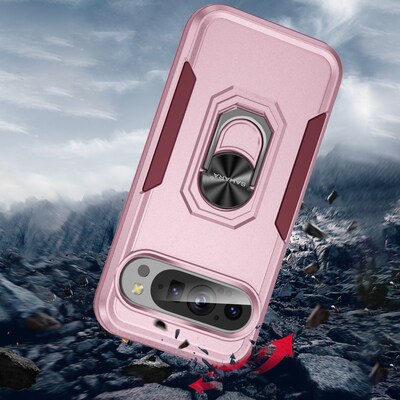 SaharaCase Raider Series Heavy-Duty Case for Google Pixel 9 and 9 Pro, Desert Rose (CP00605)