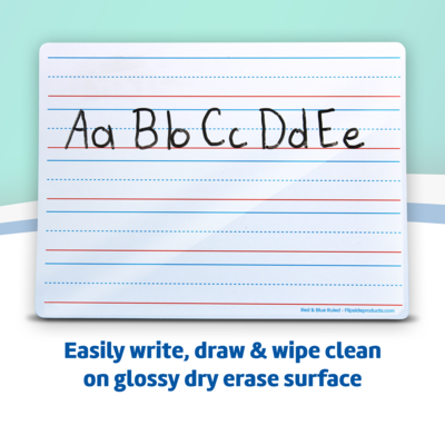 Flipside Double Sided Dry-Erase Mobile Whiteboard, 9" x 12", Pack of 48 (FLP20234)
