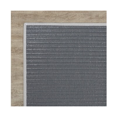 Joy Carpets Water Mill Vinyl 6' x 8'6" Machine Woven Rug, Infusion (2170Y-01)