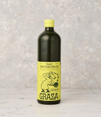 Graza Sizzle Extra Virgin Olive Oil, Glass Bottle