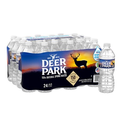 Deer Park 100% Natural Spring Water, Regular Flavor, 16.9 oz., 24/Carton (11475255)