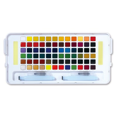 Sakura Koi Watercolor Paint, Assorted Colors, 72 Colors/Set (SAKXNCW72N)