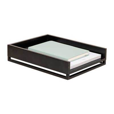 Mind Reader Metal Accessory Tray, Black (WDMTRAY-BLK)