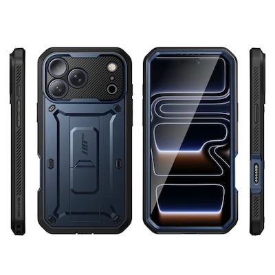 SUPCASE Unicorn Beetle Pro Case for iPhone 17 Pro, Shock Absorbing, Azure (SUP-iPhone2025Max-UBPro-SP-Azure)