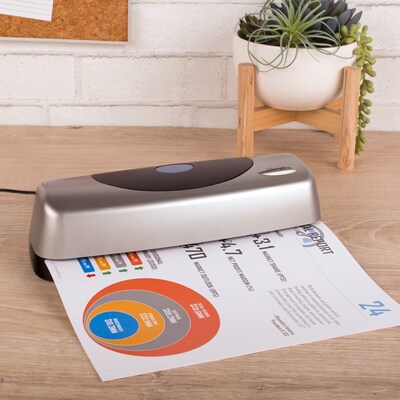 Swingline Electric Portable 3-Hole Punch, 15 Sheet Capacity, Silver (A7074515)