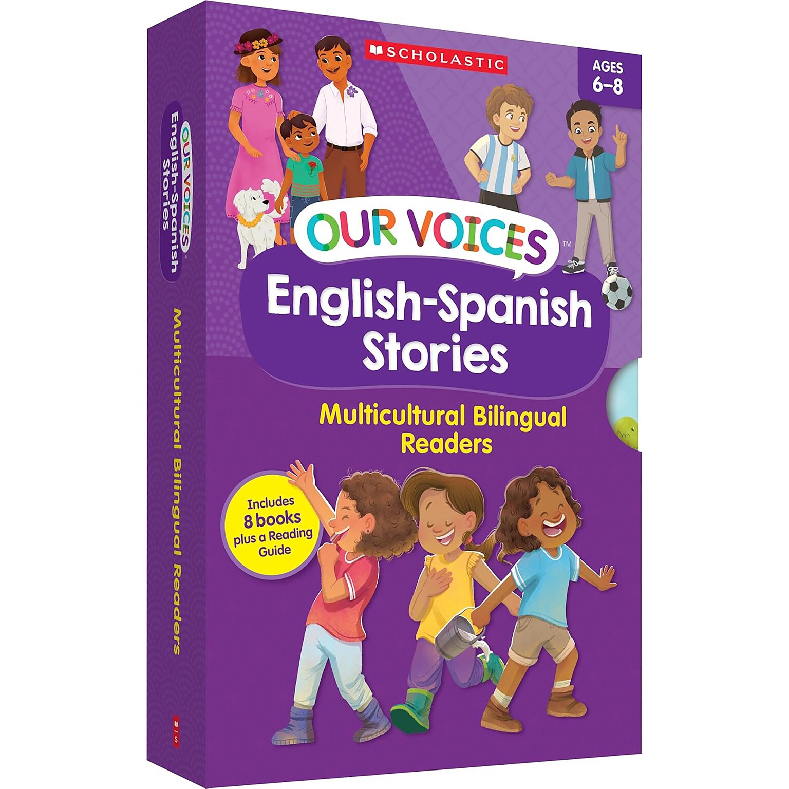 Scholastic Teaching Our Voices: English-Spanish Stories Picture Book, 8 Books/Set (SC-9781546152569)