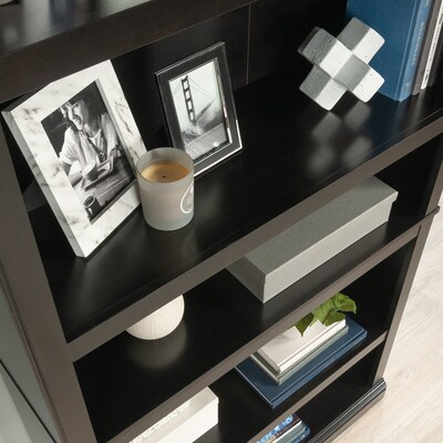 Sauder Select 70"H 5-Shelf Bookcase, Estate Black (414235)