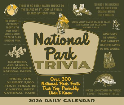 2026 Willow Creek National Park Trivia 6.125" x 5.25" Day-to-Day Calendar, Reversible (54314X)