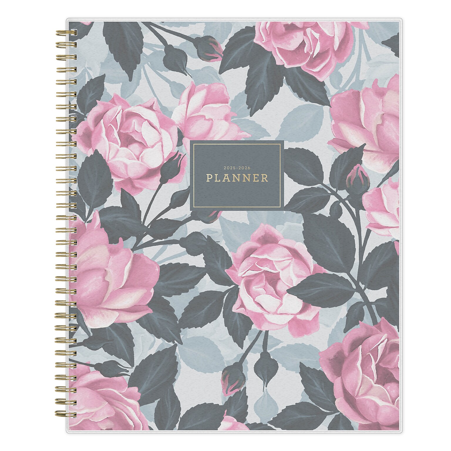 2025-2026 Blue Sky Roosevelt 8.5 x 11 Academic Year Weekly & Monthly Planner, Plastic Cover, Multicolored (128691-A26)