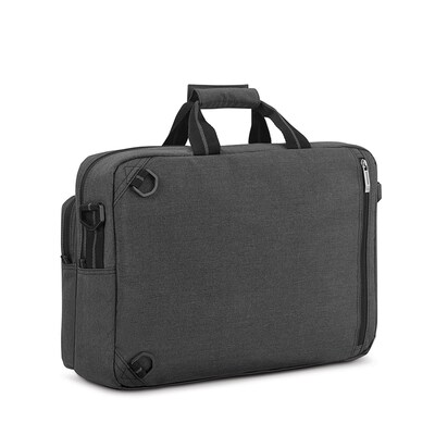 Solo New York Duane Hybrid Polyester Briefcase, Laptop Compatible, Grey (UBN31010)