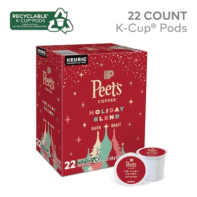 Peets Coffee Holiday Blend Keurig® K-Cup® Pods, 22/Box (5000398017)
