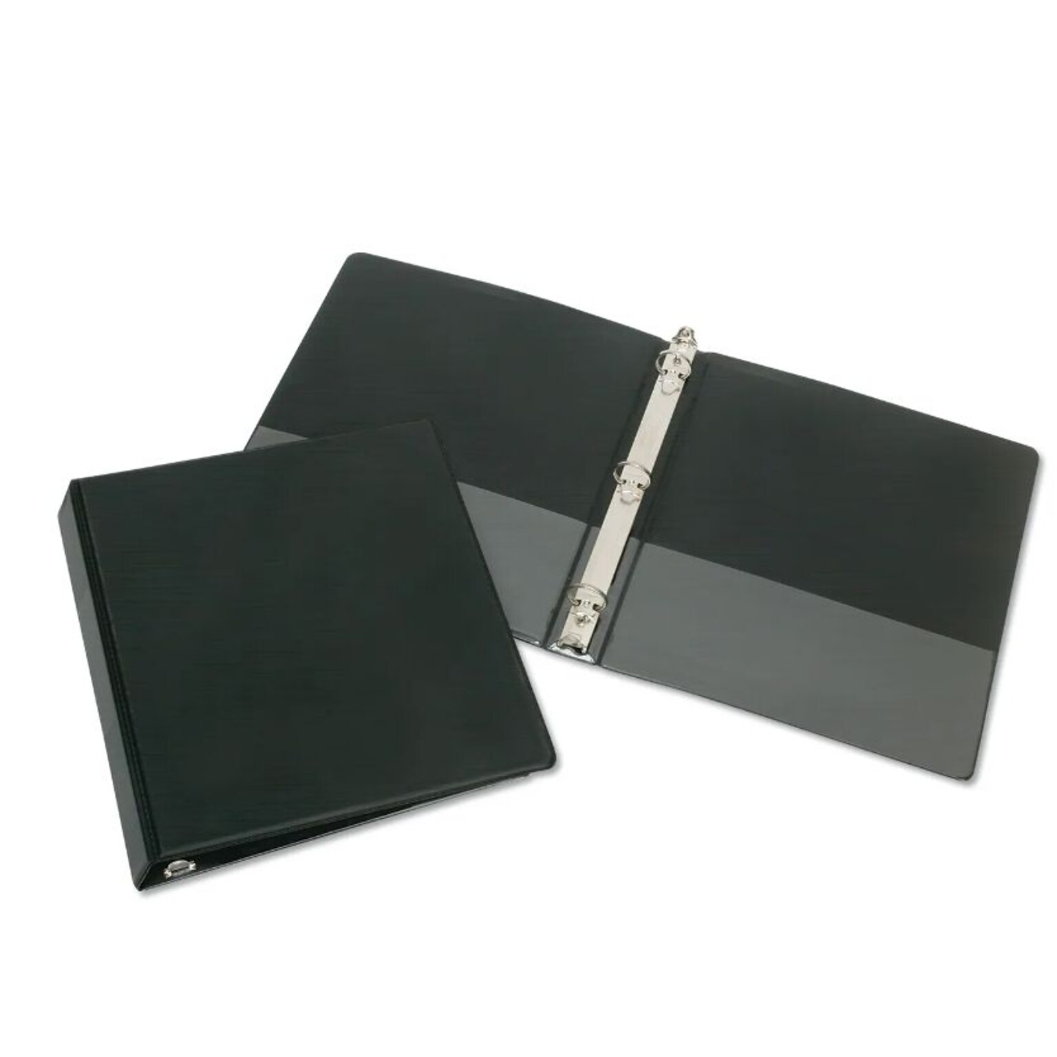 Skilcraft 1 3-Ring Non-View Binders, Black (NSN2784131)