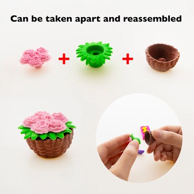 Bazic Princess Bash 3D Eraser, 4 Erasers/Set, 24/Sets (BAZ2251)