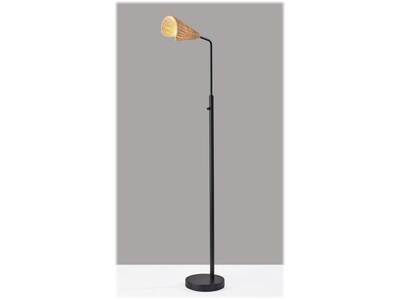 Adesso Cove 58" Metal Floor Lamp with Irregular Shade (5113-01)