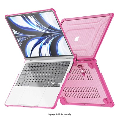 SaharaCase Heavy-Duty Raider Series 15 Laptop Case with Stand, Shock Absorbing, Desert Rose (LT00059)