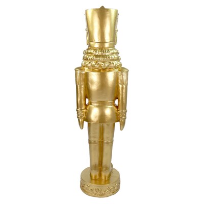 Fraser Hill Farm 4' Nutcracker Soldier, Gold (FFRS048-1SOL-GLD)