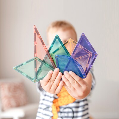 Connetix Magnetic Tiles Pastel Shape Expansion Pack, 48 Pieces (CNTP00048SE)