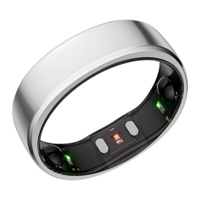RingConn Gen 2 Ultra-Thin Smart Ring - Size Before You Buy - Size 8, Future Silver (123030801)