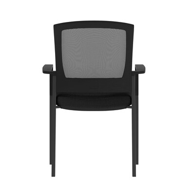 Flash Furniture Hercules Mesh Reception Side Stacking Chair, Black (HL0010WBK)