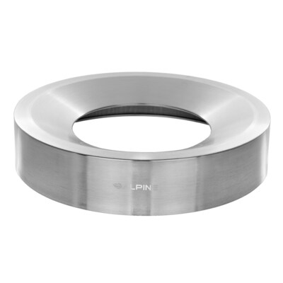 Alpine Industries Three-Stream Recycling Station, 81 Gallon, Stainless Steel (ALP475-27-R-T-CO)