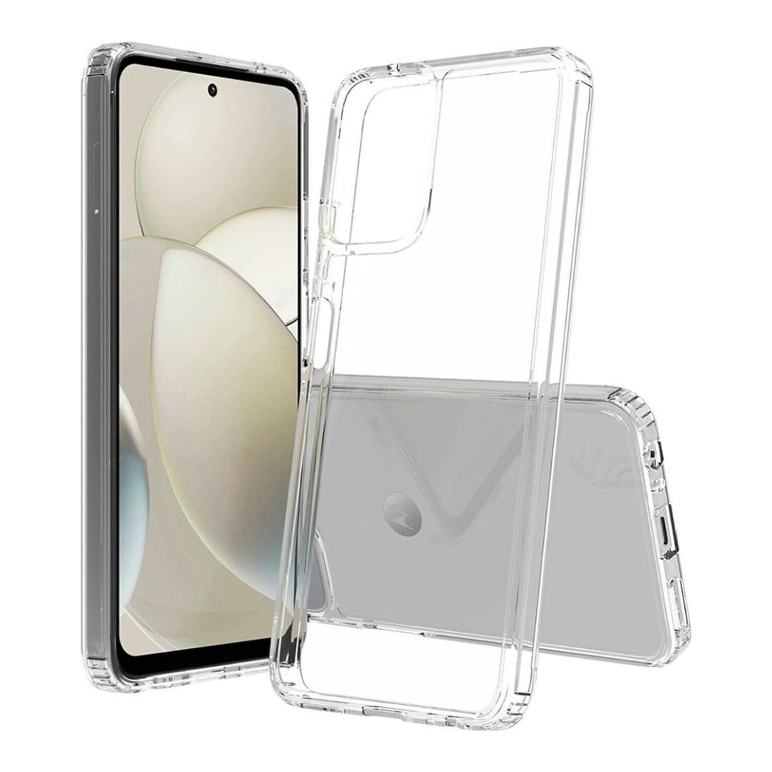SaharaCase Venture Series Clear Hard Shell Case for Motorola G Power 5G (2024), Clear (CP00561)