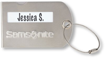 Custom Samsonite Luggage Tag