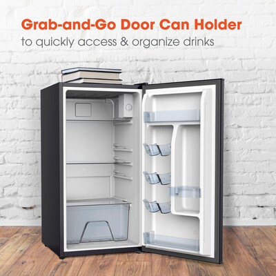 Magic Chef Adjustable Temperature Control Refrigerators, 3.2 Cu. Ft., Black (HMAR33BE)