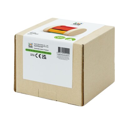 Plan Toys Classic Roller Wooden Baby Toy, Multicolored (PTS5220)