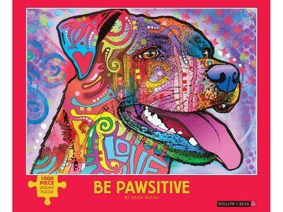 Willow Creek Be Pawsitive 1000-Piece Jigsaw Puzzle (48864)