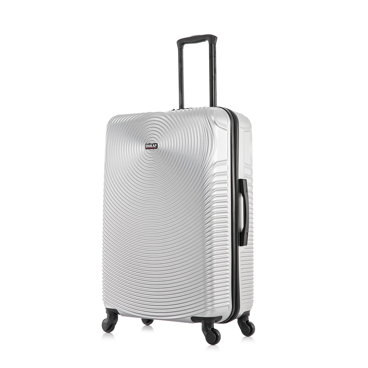 DUKAP Inception 29.29 Hardside Suitcase, 4-Wheeled Spinner, TSA Checkpoint Friendly, Silver (DKINC00L-SIL)