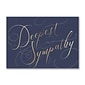Custom Sympathy Script Cards, with Envelopes, 7 7/8" x 5 5/8" Sympathy Card, 25 Cards per Set