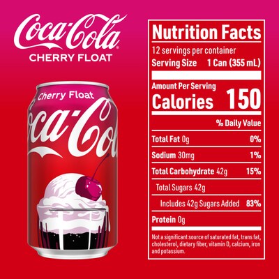 Coca-Cola Cherry Float Soda, 12 oz., 24/Pack (413931)