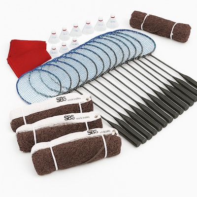 S&S Worldwide Badminton Easy Pack, Assorted Colors, 34/Pack (W12399)