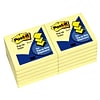 Post-it Pop Up Sticky Notes, 3 x 3 in., 12 Pads, 100 Sheets/Pad, Canary Yellow, The Original Post-it