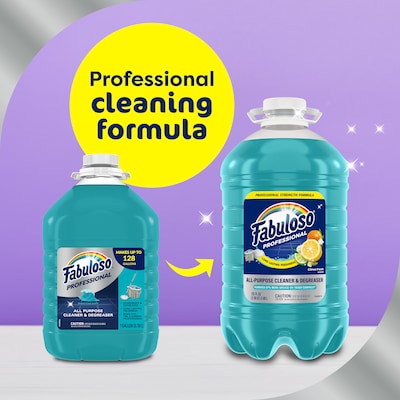 Fabuloso Professional All-Purpose Cleaner and Degreaser, Citrus Fresh Scent, 125 oz., 4/Carton (61051911CT)