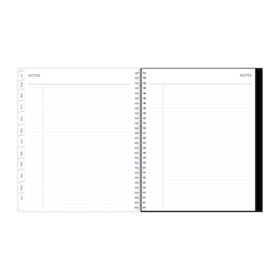 2026-2027 Blue Sky Analeis 8" x 10" Academic Monthly Planner, Plastic Cover, Black/White (130613-A27)