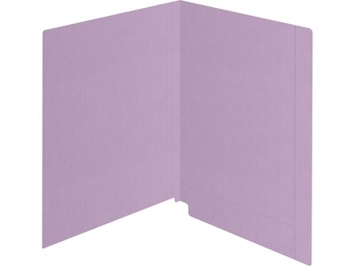 Medical Arts Press Kardex Match Reinforced End Tab File Folder, Straight Cut, Letter Size, Purple, 100/Box (S-09482-PRP)