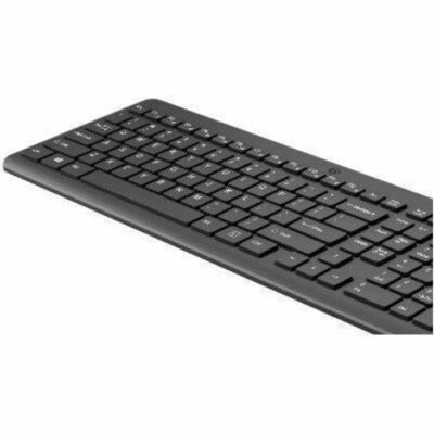 HP 330 Wireless Ergonomic Keyboard & Mouse Combo, Black (HP2V9E6AA)