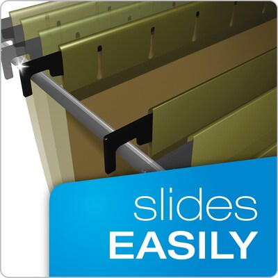 Pendaflex SureHook Hanging File Folders, Legal Size, Standard Green, 20/Box (PFX 6153 1/5)