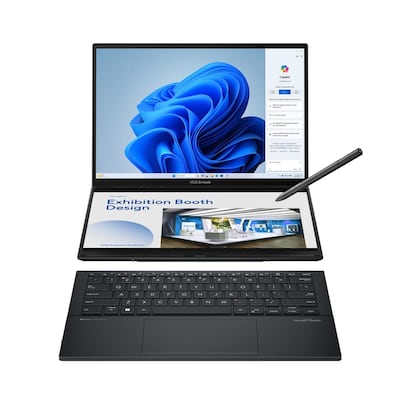 ASUS Zenbook DUO 14 Dual OLED Touchscreen AI Laptop, Intel Core Ultra 9 285H, 32GB RAM, 1TB SSD, Wi