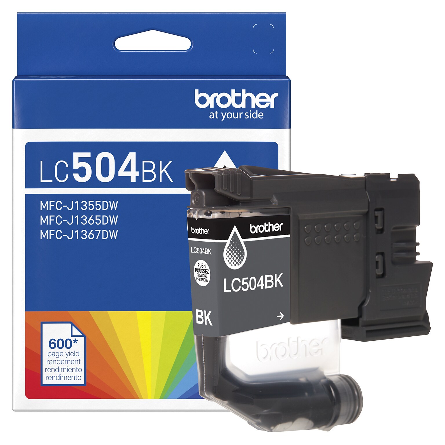 Brother LC504 Black Standard Yield Ink Cartridge (LC504BKS)