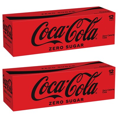 Coca-Cola Zero Sugar Soda, 12 oz., 24/Carton (00049000042559)